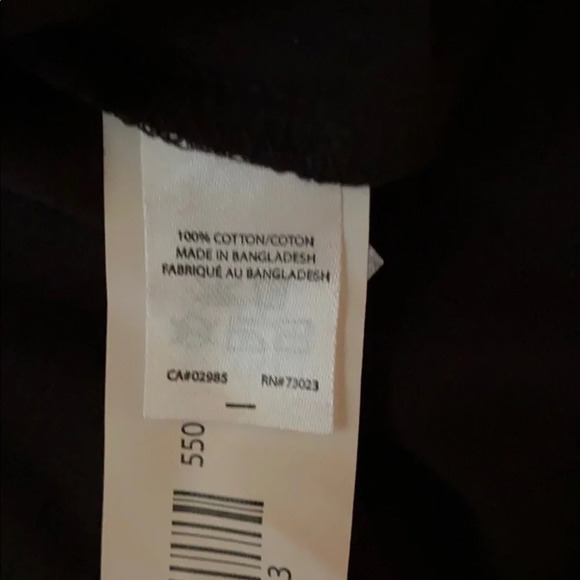 NWT bluenotes black fire crop top S - Picture 7 of 14